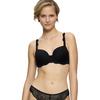 T-Shirt-BH TRIUMPH "Amourette Charm", Damen, Gr. 95, Cup C, schwarz, Microtouch, Spitze, Obermaterial: 45% Polyester, 34% Polyamid, 21% Elasthan, unifarben, elegant, BHs, Stretch-Spitze, weich, Jersey, elastisch