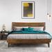 George Oliver Joacima Solid Wood Platform 2 Piece Bedroom Set Wood in Brown | 42.01 H x 61.42 W x 85.28 D in | Wayfair