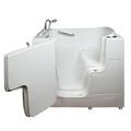 Avora Bath 52" x 30" Walk-in Fiberglass Bathtub w/ Faucet Fiberglass | 40 H x 52 W x 30 D in | Wayfair 3052WCWLAV