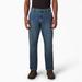 Dickies Men's Flex Regular Fit Carpenter Utility Jeans - Tined Denim Wash Size 30 32 (DU601)