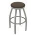 Holland Bar Stool 802 Misha Swivel Stool Upholstered/Metal in Gray/Brown | Bar Stool (30" Seat Height) | Wayfair 80230AN006