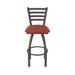 Holland Bar Stool Jackie Swivel Stool Upholstered/Metal in Red/Brown | Bar Stool (30" Seat Height) | Wayfair 41030BZ021