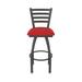 Holland Bar Stool Jackie Swivel Stool Upholstered/Metal in Red/Gray | Bar Stool (30" Seat Height) | Wayfair 41030PW011