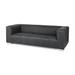 Trent Austin Design® Mcnew Tuxedo Arm Sofa Metal in Brown | 26.25 H x 86 W x 38 D in | Wayfair E7A6A6753EDA4BBEA4B941A371B6B35B