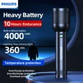 Philips 3200 Lumen LED Flashlight 1000m Portable Powerful Bright Flashlights Camping Lamp for