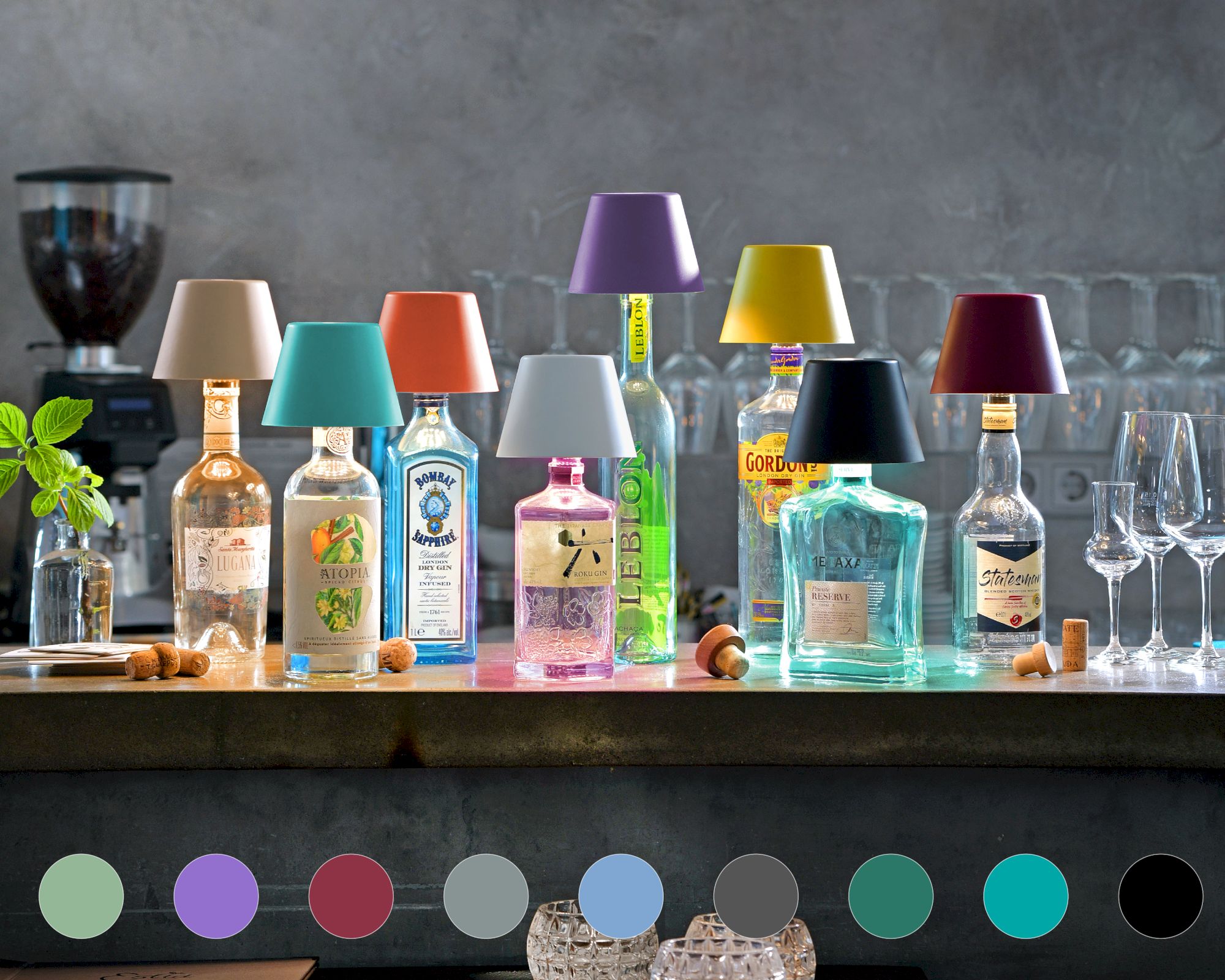 Sompex »Top 2.0« Flaschenleuchte space grau Image