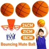 Bouncing Mute Ball 24cm Silent Foam Basketball Indoor Silent Ball Pat Basketball Silent Kleinkind