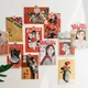 Japanische Showa Vintage Cartoon Mädchen Postkarte niedlichen Foto Requisiten Raum Hintergrund Wand