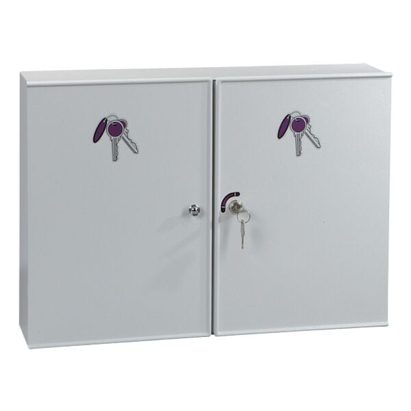 EICHNER Sicherheits-Schlüsselkasten für 22 Schlüssel grau, 17x25x5 cm