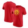 Belgien FA Rot Devils Grafik T-Shirt - Rot - Herren