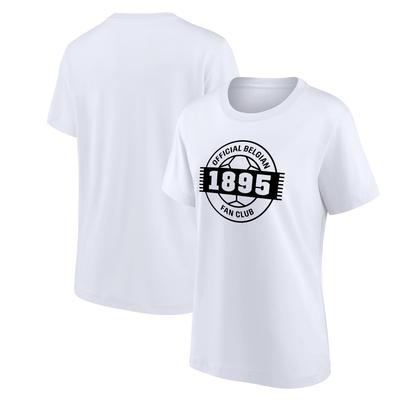 Belgien FA Official Fan Club Grafik T-Shirt - Weiß - Damen Image