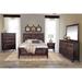 Porter Designs Sonora Traditional Solid Sheesham Wood King Bed, Harvest