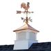 18" Square Coventry Vinyl Cupola with Rooster Weathervane by Good Directions-