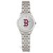 Women's Silver Boston Red Sox Rolled Link Bracelet Wristwatch