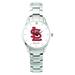 Men's Silver St. Louis Cardinals Stainless Steel Bracelet Wristwatch