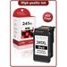 245XL Black Ink Cartridge High Capacity Replacement for Canon PG-245 XL Pixma MX490 MX492 MG2522 MG3022 MG2520 TS3100 TS3122 TS3300 Printer