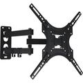 Full Motion TV Monitor Wall Mount with Smooth Swivel Tilt & Extension for Most 14-55 Inch LCD Flat