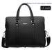 New Double Layers Men s Leather Business Briefcase Casual Man Shoulder Bag Messenger Bag Male Laptops Handbags Men Travel Bags