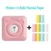 Peripage Mini Portable Thermal Printer Photo Pocket Photo Printer 58 Mm Printing Wireless Bluetooth Android Ios Printers #G3