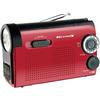 WeatherX WR182R AM/FM Weather Band Radio & LED Flashlight Red Each