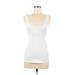 Lululemon Athletica Active Tank Top: White Solid Activewear - Women's Size 8