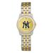 Women's New York Yankees Gold Dial Two-Tone Wristwatch