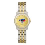 Women's Toronto Blue Jays Gold Dial Two-Tone Wristwatch