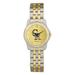 Women's Colorado Rockies Gold Dial Two-Tone Wristwatch