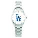 Women's Silver Los Angeles Dodgers Stainless Steel Bracelet Wristwatch