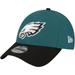 Men's New Era Midnight Green/Black Philadelphia Eagles The League Two-Tone 9FORTY Adjustable Hat