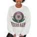 Women's Gameday Couture White Texas A&M Aggies Hot Shot Fleece Pullover Sweatshirt