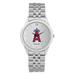 Men's Silver Los Angeles Angels Rolled Link Bracelet Wristwatch