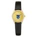 Women's Black Kansas City Royals Gold Dial Leather Wristwatch