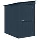 4 X 8 Premier Easyfix - Lean To Pent - Metal Shed - Anthracite Grey (1.24m X 2.42m)