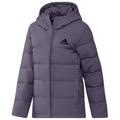 adidas - Women's Helionic Hooded Jacket - Down jacket size L, grey