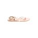 Ancient Greek Sandals Sandals: Pink Print Shoes - Women's Size 38 - Open Toe