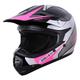 Zorax Pink/Silver S (49-50cm) KIDS Children Motocross Motorbike Helmet Dirt Bike ATV Motorcycle Helmet ECE 22-06