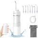 Water Flosser Cordless Portable Oral Irrigator 3 Modes 7 Jet Tips Foldable Mini Water Dental Flosser, Home & Travel Water Flossers for Teeth, Braces Bridges Care