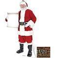 Santa with Small Sign - Christmas Lifesize Cardboard Cutout / Standee / Standup - Includes 8x10 (20x25cm) Star Photo