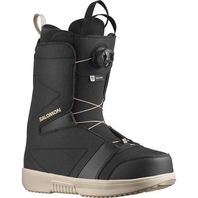 SALOMON Herren Snowboot SNOW. BOOTS FACTION BOA Black/Black/Rain, Größe 27 in Schwarz