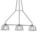 Troy Lighting Audiophile 43 Inch 3 Light Linear Suspension Light - F6154-OS/PA