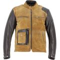 Helstons Johnson Suede Blouson en cuir de moto, noir-beige, taille L