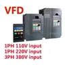 Convertitore di frequenza ZGNP VFD 220V 380V AC 0.75 1.5 2.2kW convertitore di frequenza VFD