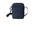 Port Authority BG918 Upright Crossbody Bag in River Blue Navy size OSFA | Denier Polyester