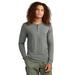 District DT145 Perfect Tri Long Sleeve Henley T-Shirt in Heathered Charcoal size Small | Triblend