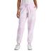 Port & Company LPC140P Women's Beach Wash Cloud Tie-Dye Sweatpant in Cerise Pink size XS | Cotton/Polyester Blend