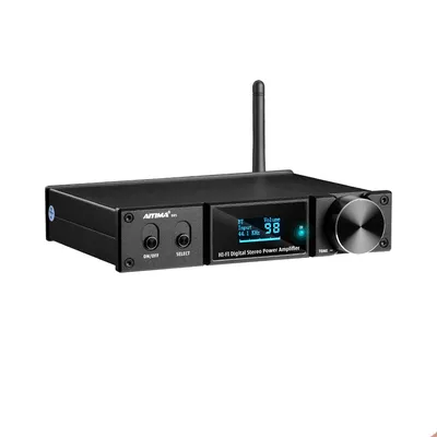 AIYIMA D05 BT 5.0 Power Amplifier Stereo 2.0 Channel Hifi Digital Subwoofer Amplifier 2.1 For Home Theater DIY APTX 120W×2