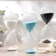 5/15/30 Minuten neue Glas Sanduhr mehrfarbige Sand Timer Gewinde Sanduhr Familie Tisch dekoration
