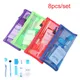 8Pcs Dental Teeth Orthodontic Kits Oral Cleaning Care Whitening Tool Suit Interdental Brush Floss