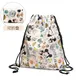 Disney new Mickey Minnie print cartoon backpack diaper bag waterproof drawstring school bag foldable